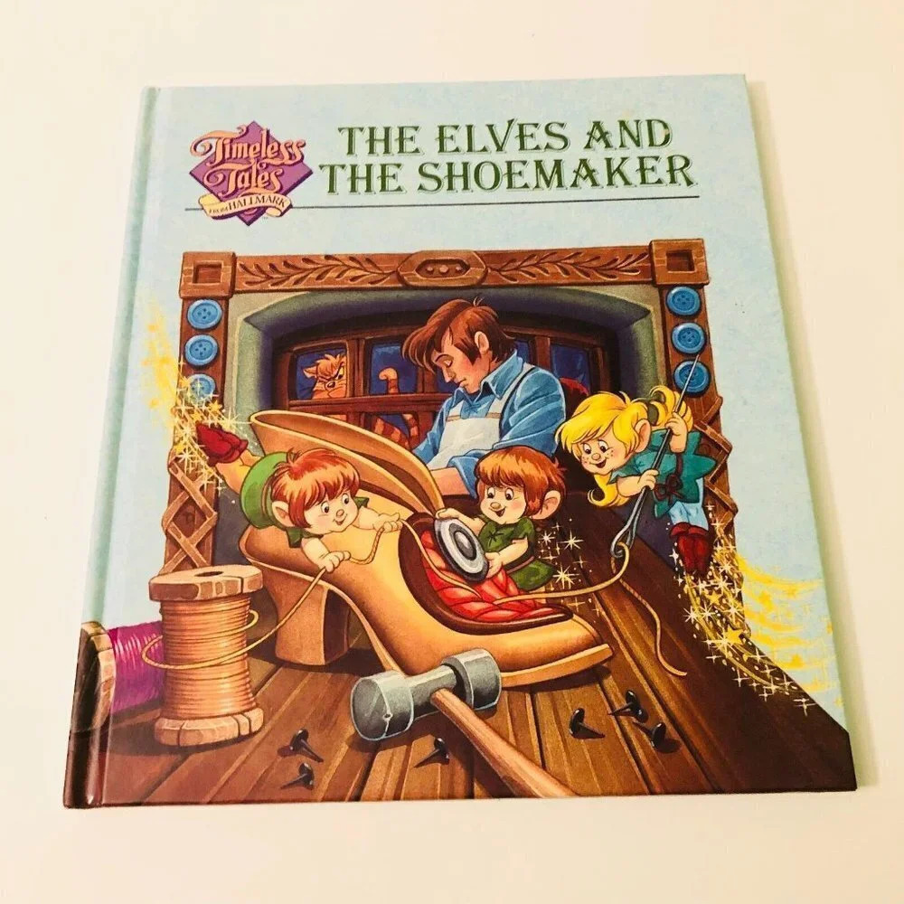 Vtg 1994 Timeless Tales From Hallmark The Elves And The Shoemaker Book